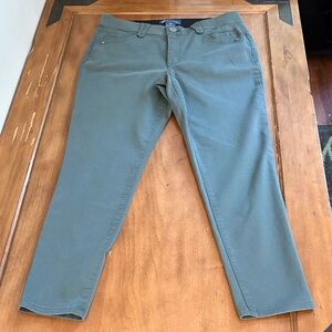 Democracy AbSolution Gray Green Pants Size 12